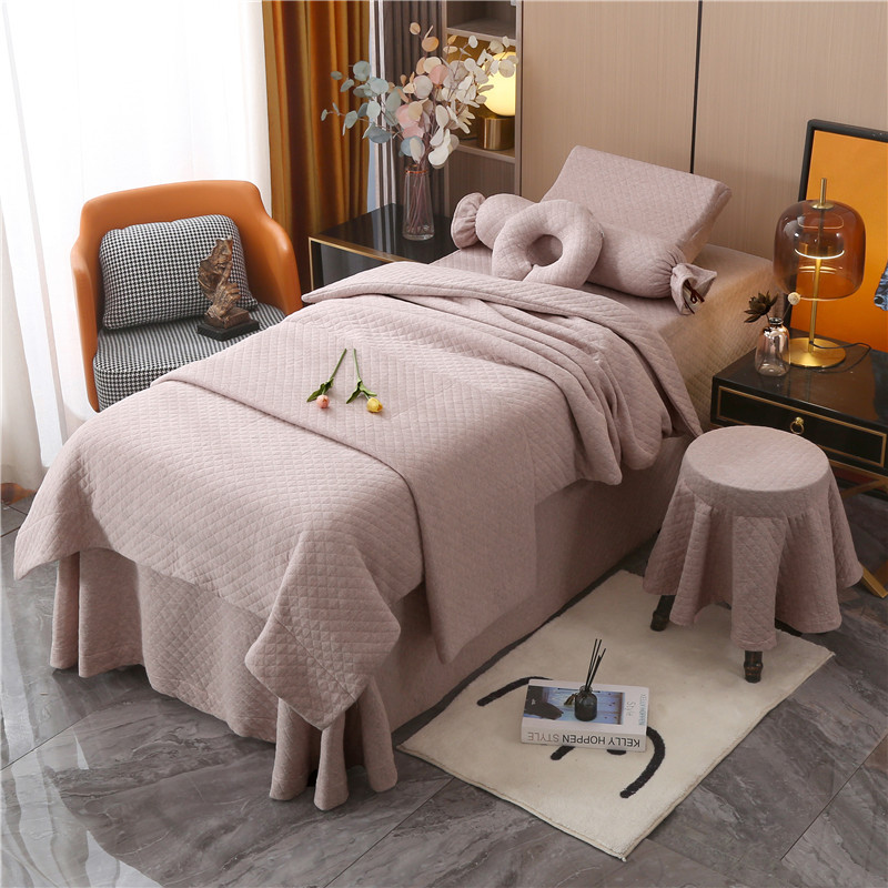 雲朵系列|針織棉|純色-05 |美容床罩組 Cloud Collection|Knitted Cotton|Pure Color-05|Bedding Sets