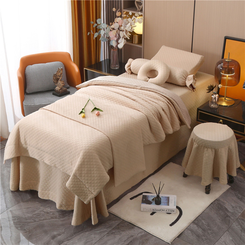 雲朵系列|針織棉|純色-07 |美容床罩組 Cloud Collection|Knitted Cotton|Pure Color-07|Bedding Sets