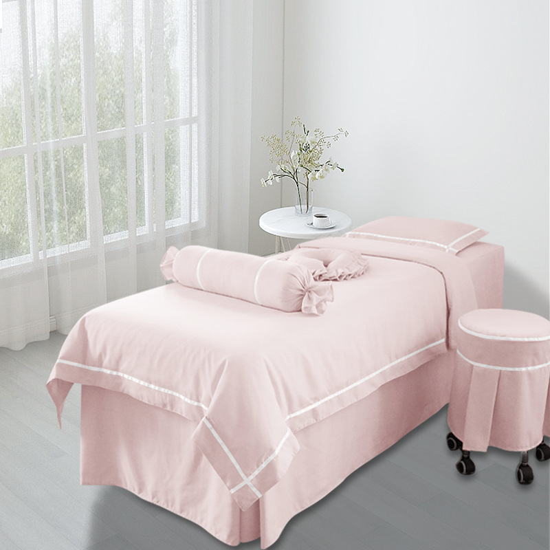 牛奶系列|亲肤棉|纯色 丝带|美容床罩組 Milk Collection|Skin-Friendly Cotton|Pure Color Silk Ribbon|Bedding Sets