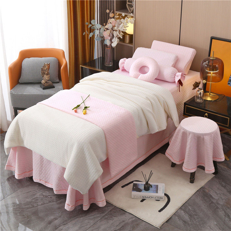 雲朵系列|針織棉|拼色-12 |美容床罩組 Cloud Collection|Knitted Cotton|Pure Color-12|Bedding Sets