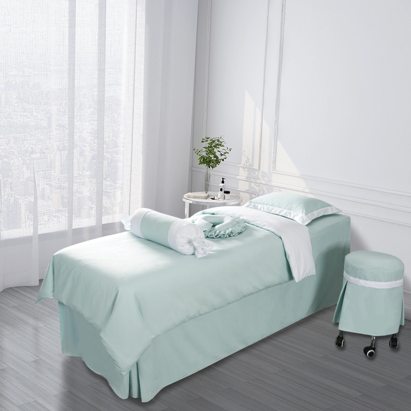 牛奶系列 | 燈芯棉 | 拼色 | 美容床罩組 Milk Collection|Wick Cotton|Mixed Color|Bedding Sets