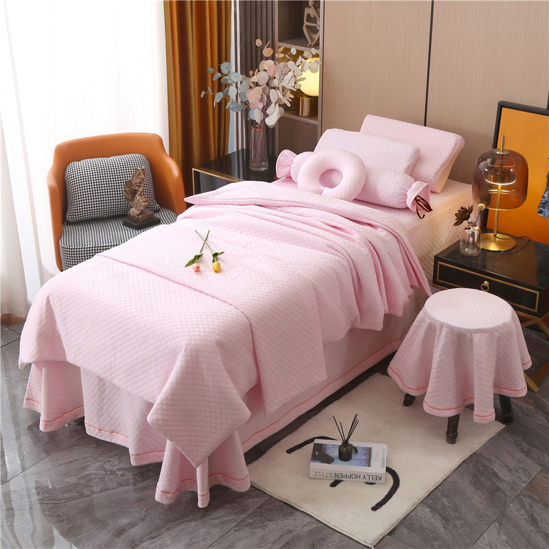 雲朵系列|針織棉|純色-09 |美容床罩組 Cloud Collection|Knitted Cotton|Pure Color-09|Bedding Sets