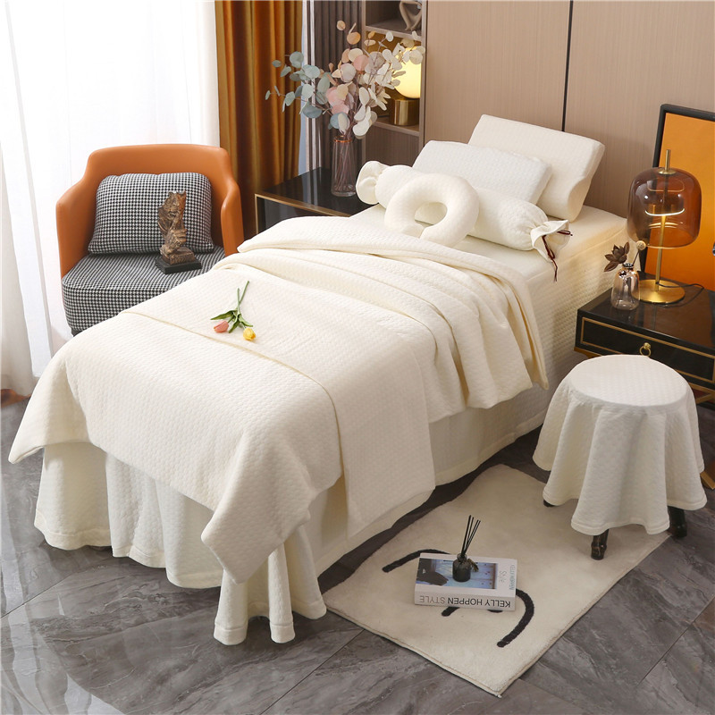 雲朵系列|針織棉|純色|美容床罩組 Cloud Collection|Knitted Cotton|Pure|Bedding Sets