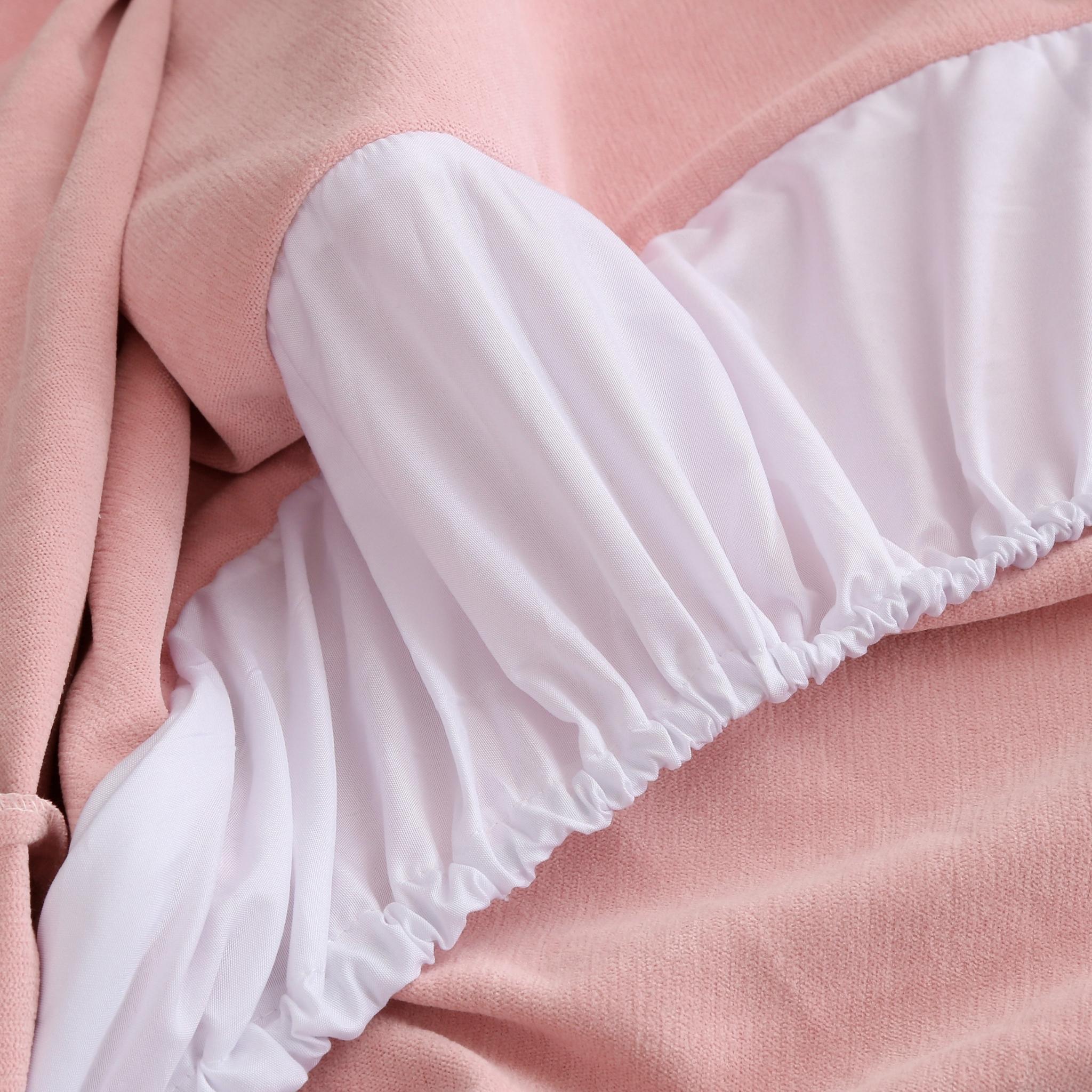 優雅系列 | 嬰兒絨 | 純色 粉色| 美容床罩組 Elegance Collection|Baby Flannel|Pure Color Pink|Bedding Sets