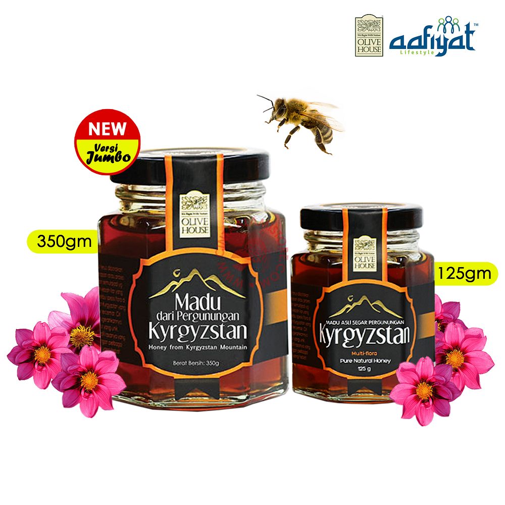 Madu Asli Dari Pergunungan Kyrgyzystan 125gm / 350gm