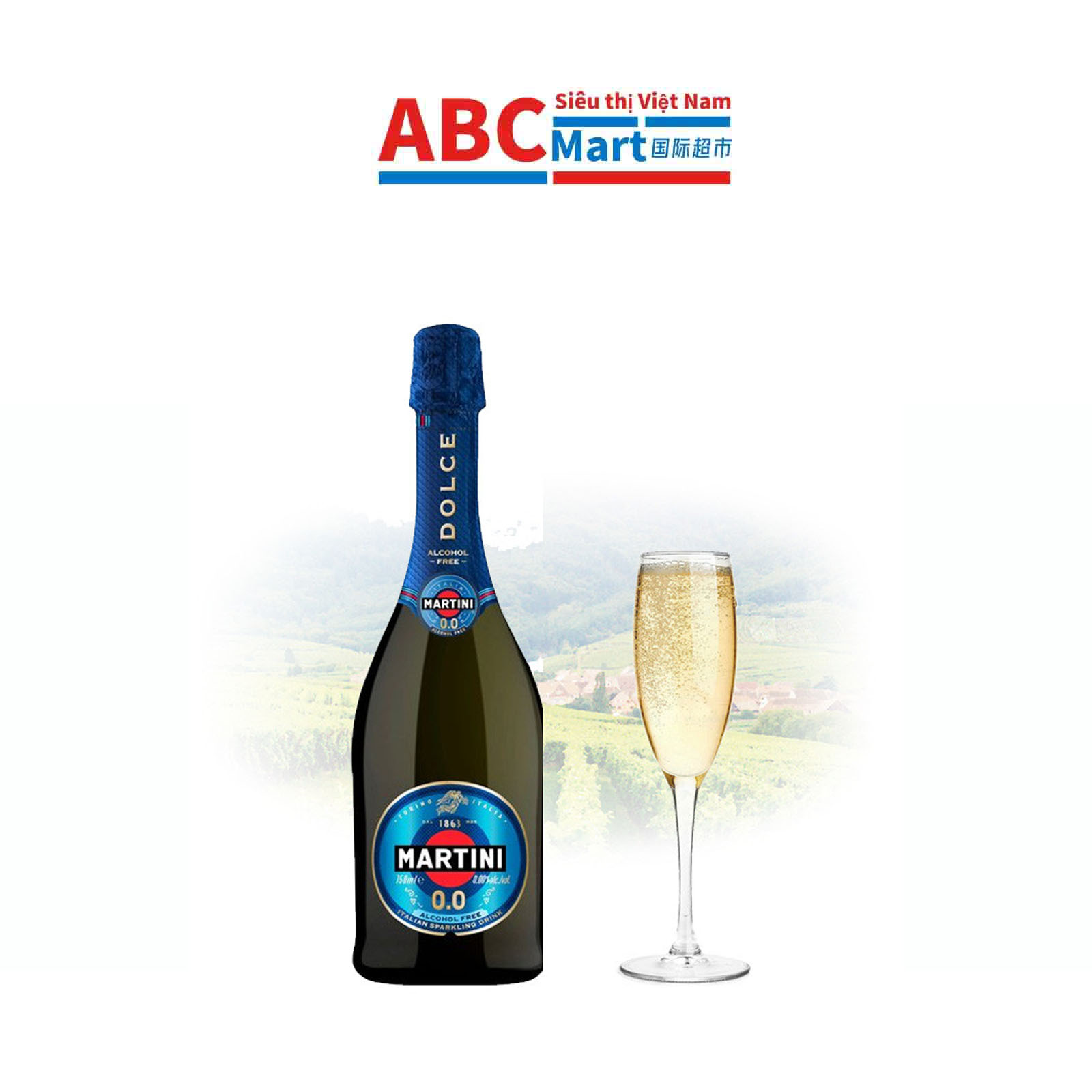 【意大利-MARTINI 马天尼甜起泡葡萄酒 750ml】起泡酒香槟酒鸡尾酒-ABCMart 国际超市