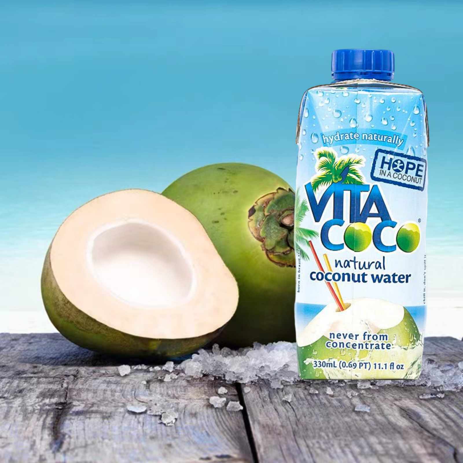 【Vita Coco-唯他可可天然原味椰子水330ml】纯正椰汁饮料椰子汁-ABCMart 国际超市
