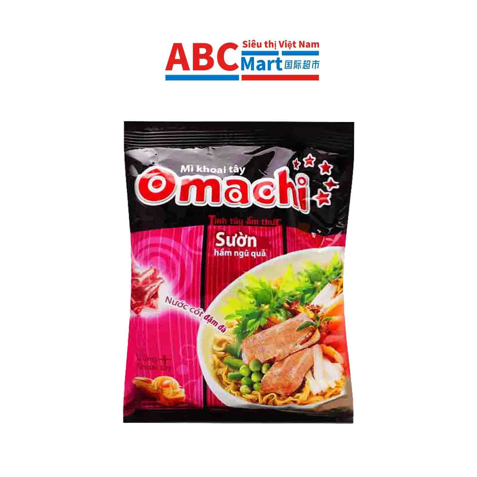 【Việt Nam-Omachi sườn hầm ngũ quả 80g】红烧排骨方便面-ABCMart 国际超市