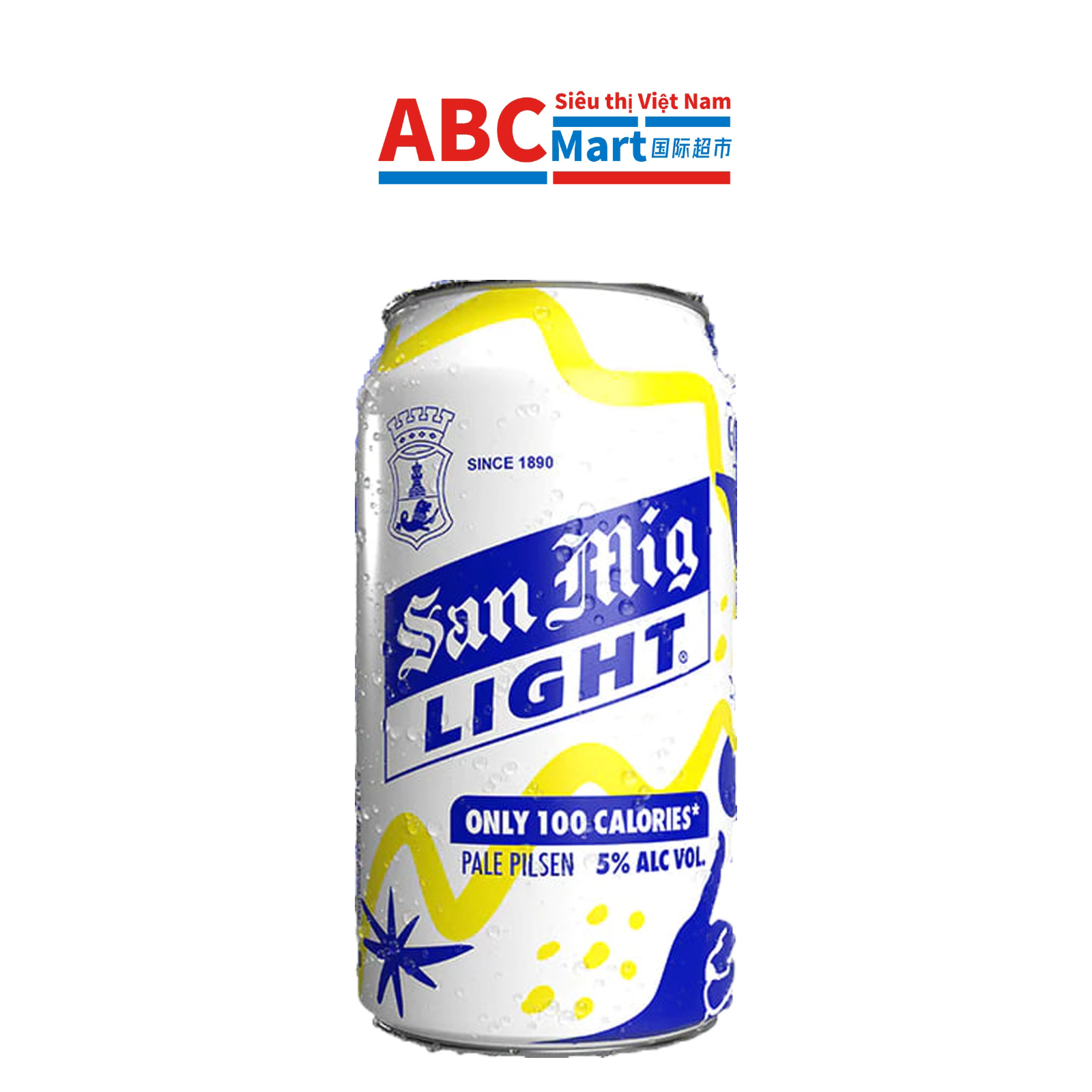 【SanMiguel-生力啤酒银罐 330ml】整箱24罐