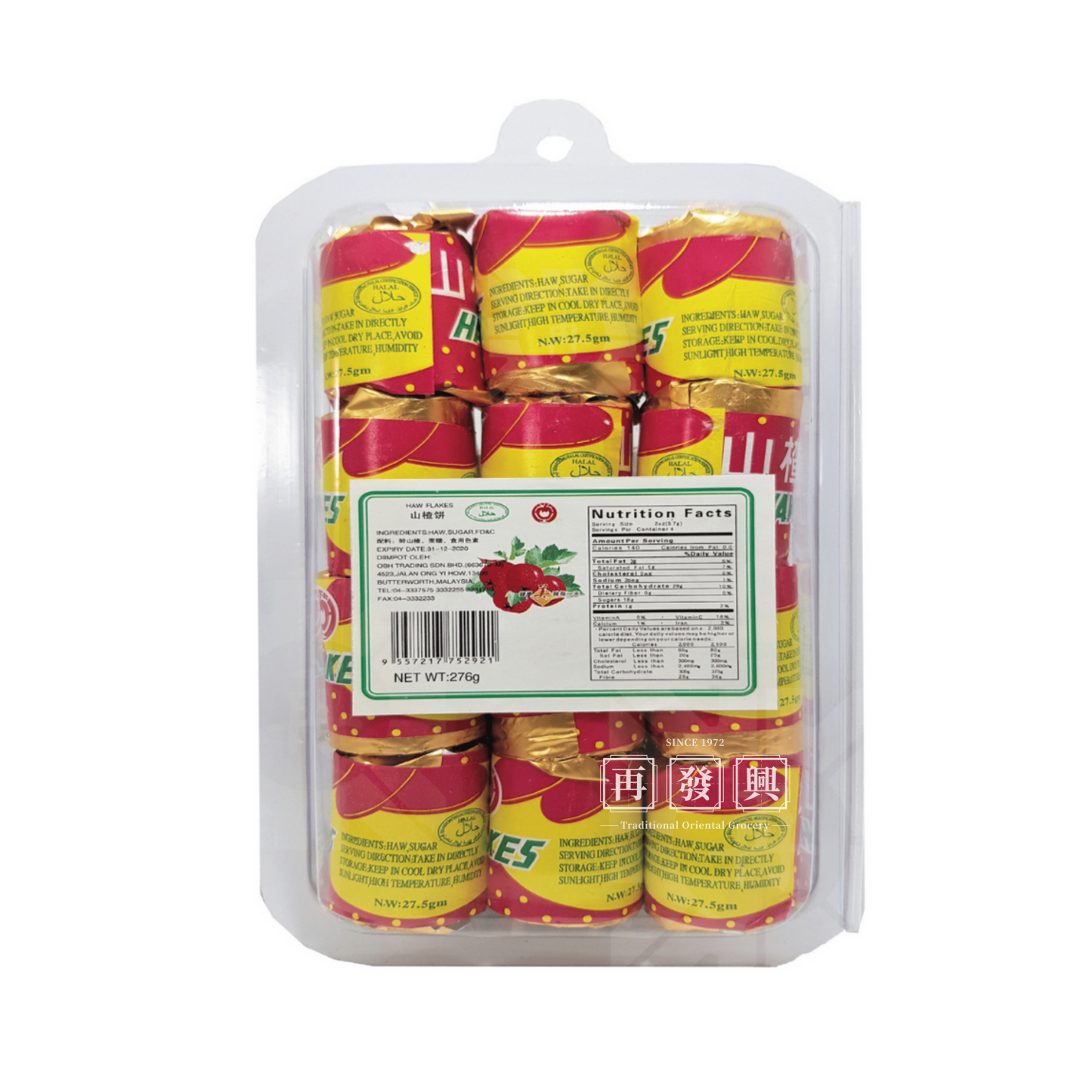 Haw Flakes Snack 276g