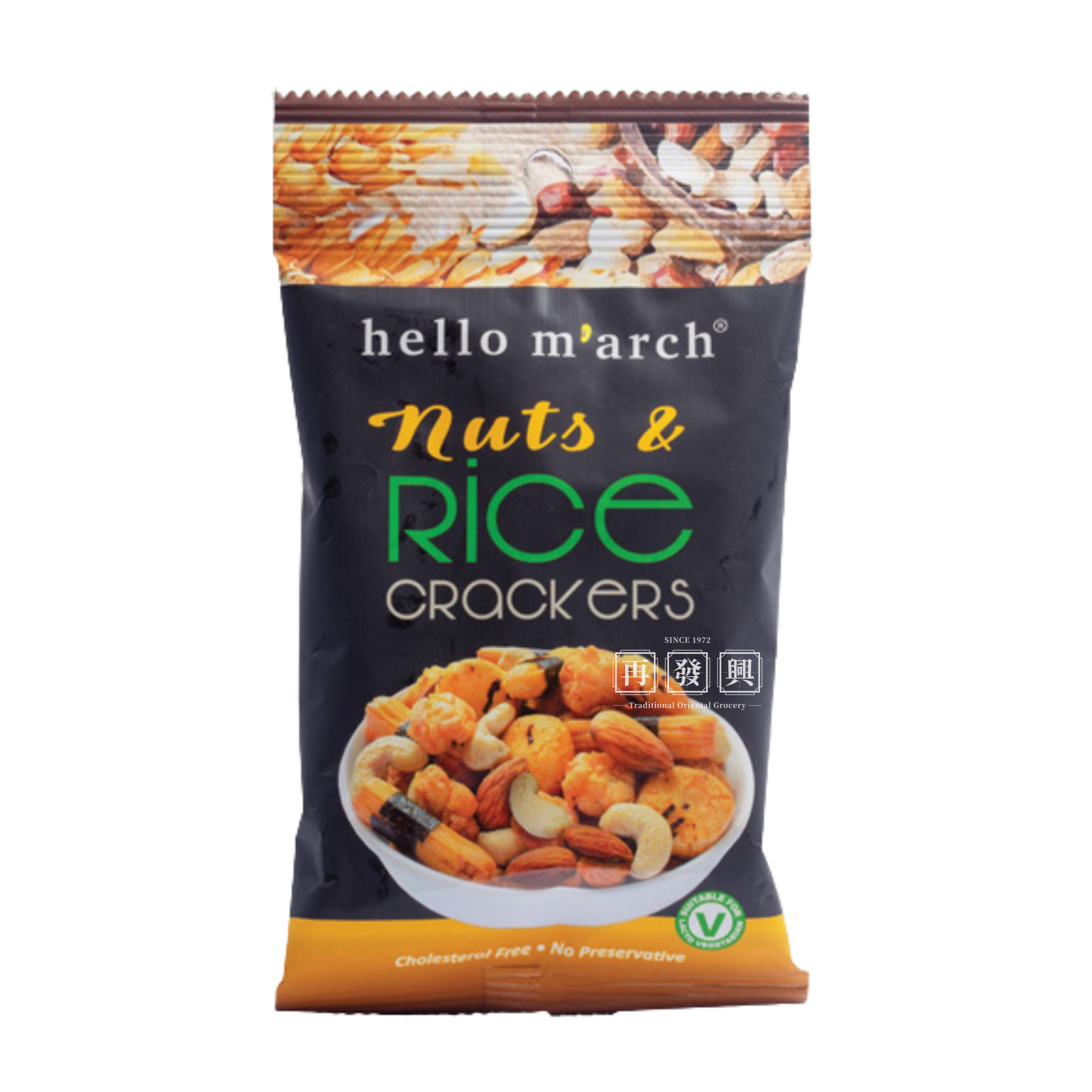 Hello M'arch Nuts and Rice Crackers 坚果与米果 30g