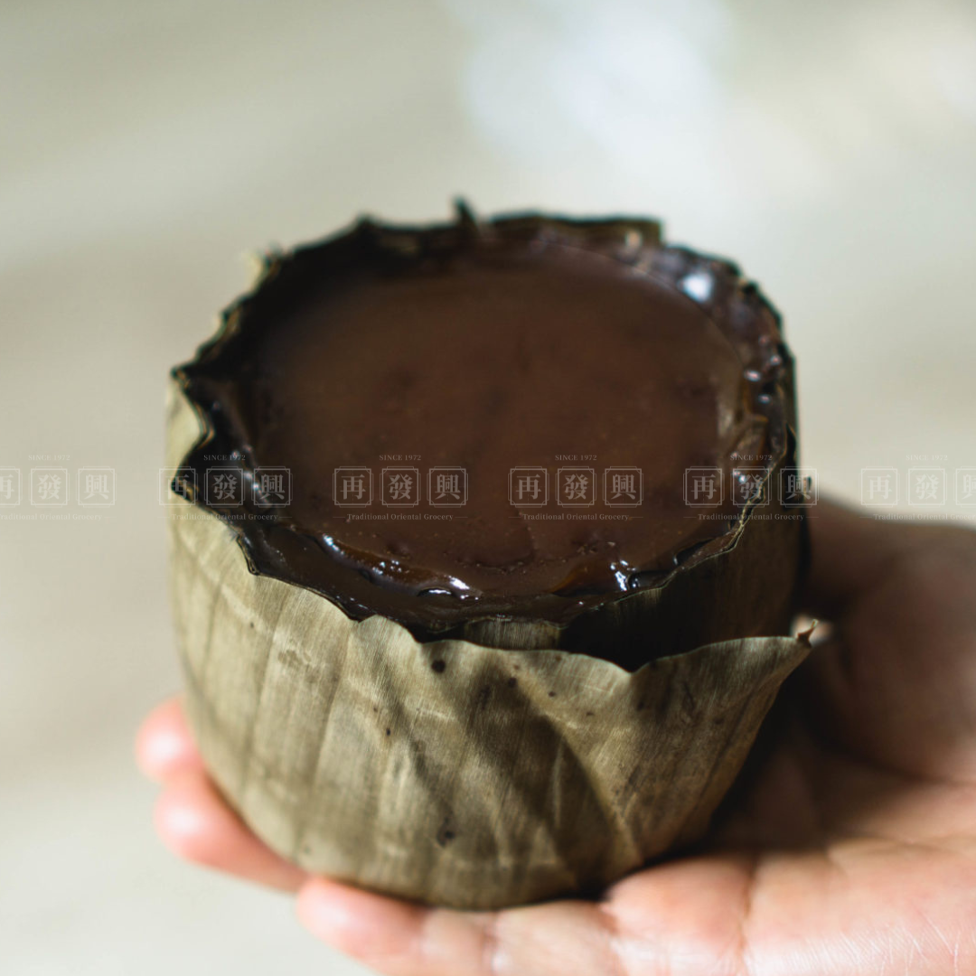 Fresh Sticky Caramel Rice Cake/Nian Gao (Kuih Bakul)