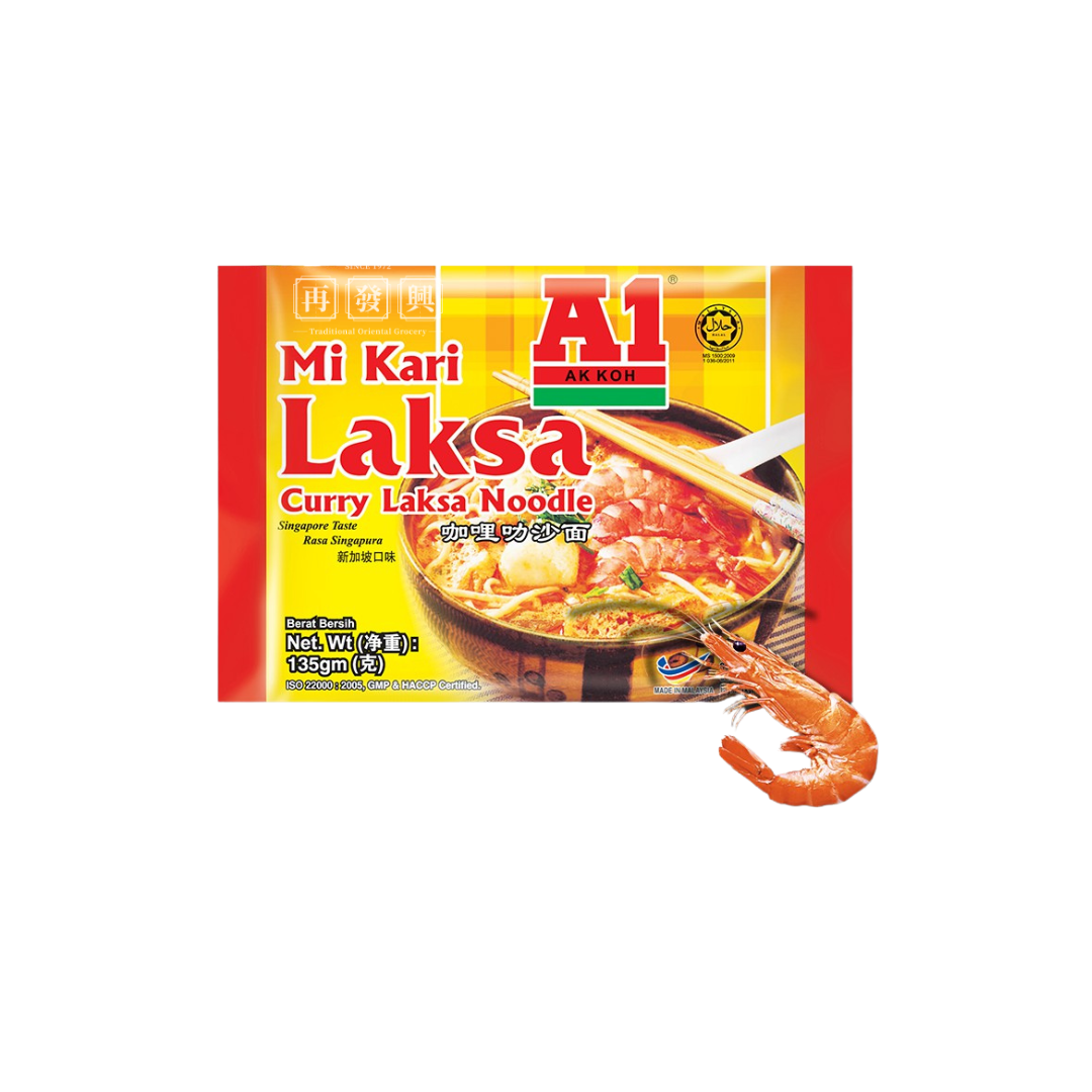 A1 Curry Laksa Noodle 咖喱叻沙面 135g