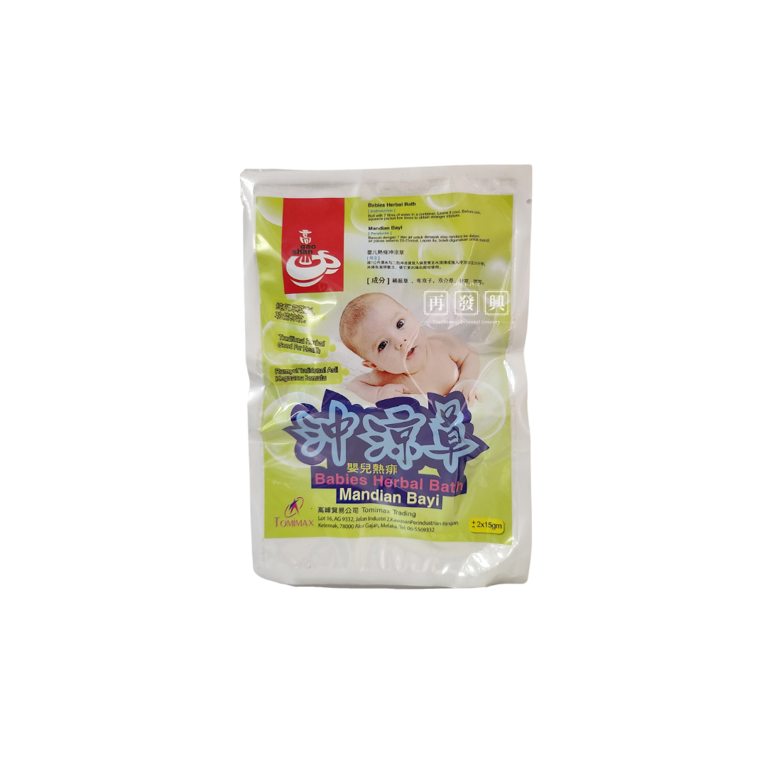 Confinement Babies Herbal Bath Pack 婴儿热痱冲凉草包 2x15g