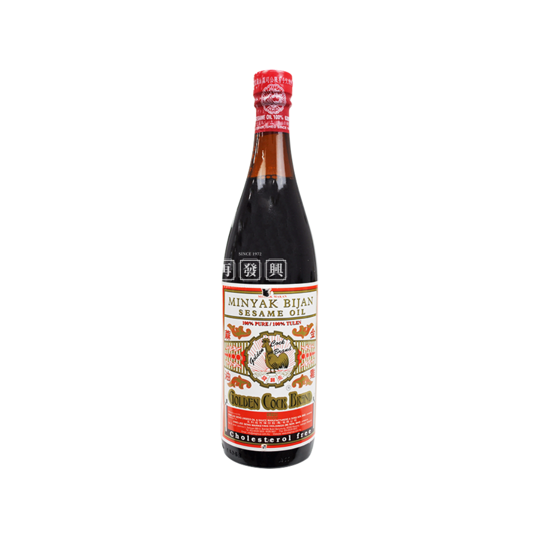 Golden Cock Brand Sesame Oil 金鸡麻油 630ml