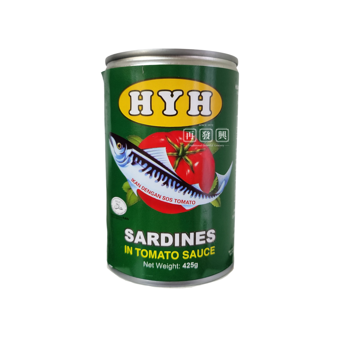 HYH Sardin in Tomato Sauce 华奕行番茄酱沙丁鱼 425g