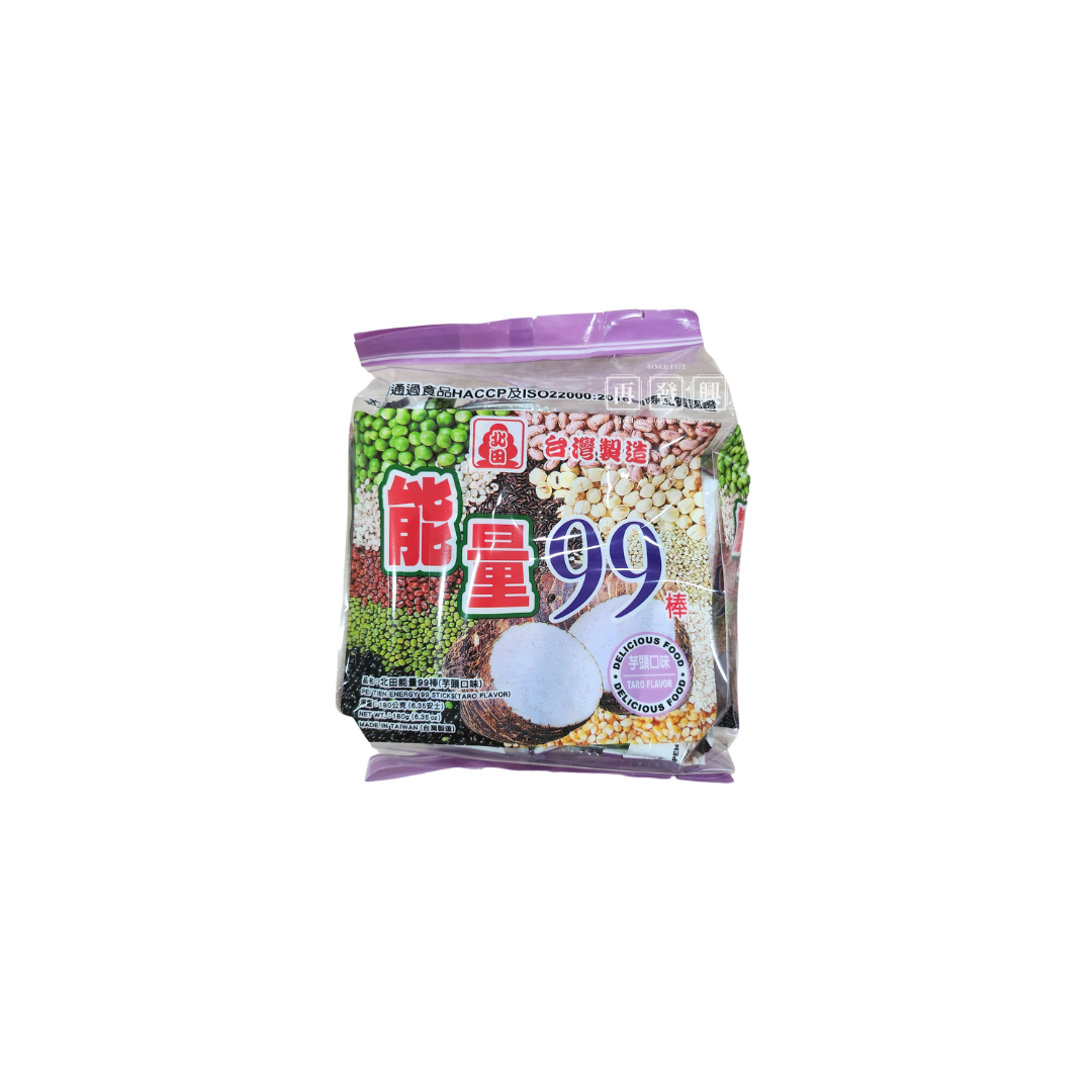 Pei Tien Energy 99 Sticks (Taro Flavor) 北田能量99棒(芋头口味) 180g