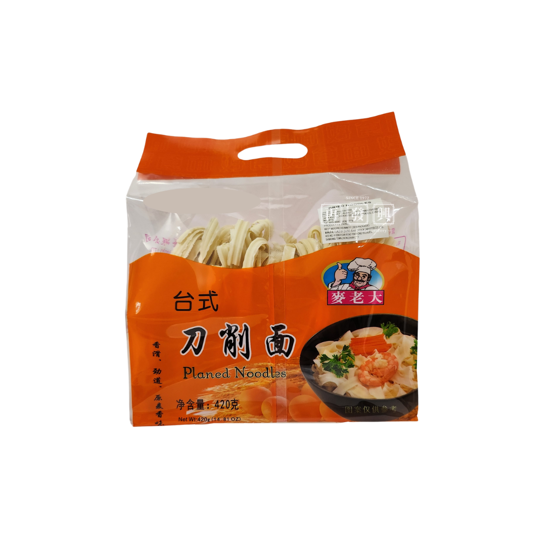 Taiwan Style Planed Noodles 台式刀削面 420g