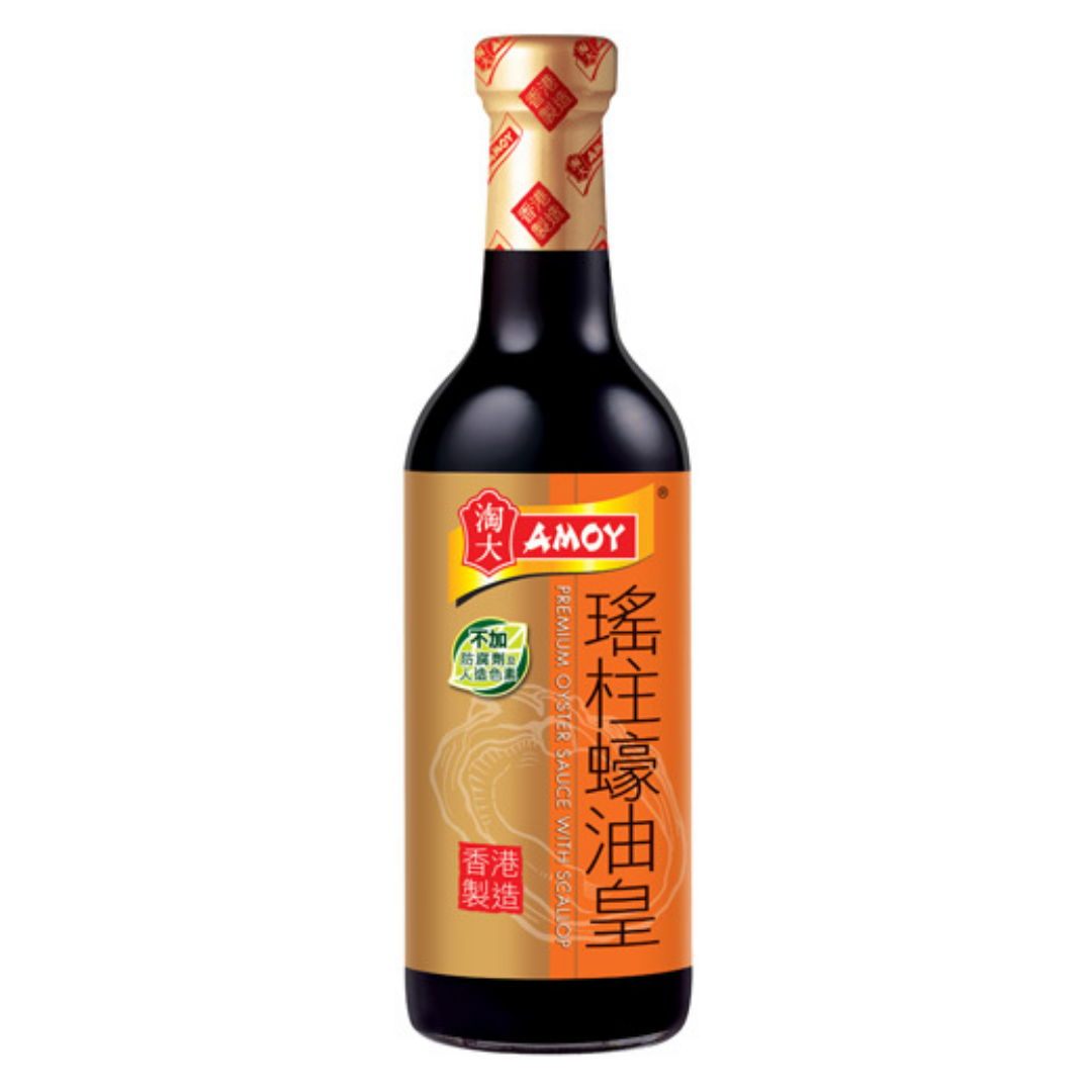 Amoy HK Imported Premium Oyster Sauce with Scallop Sauce 淘大瑶柱蚝油皇 555g