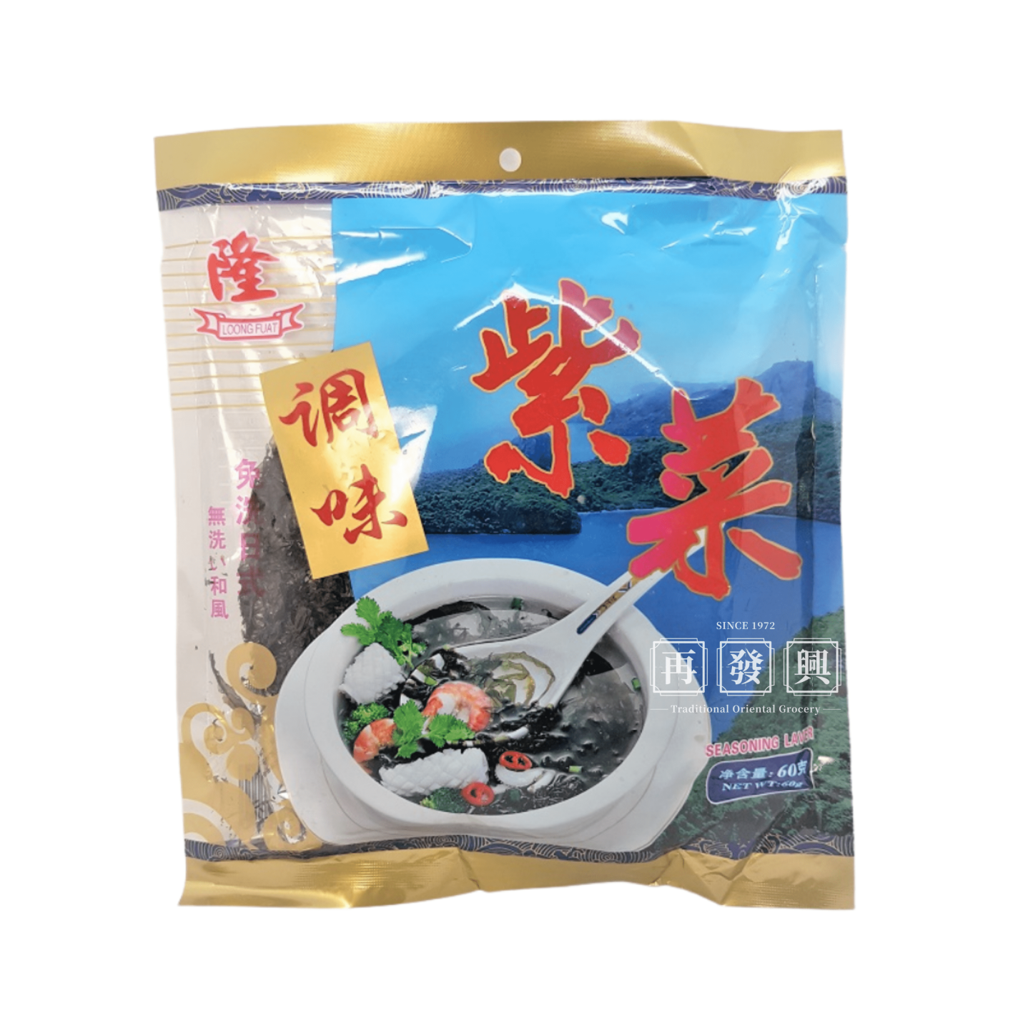 Loong Fuat Seasoning Dried Seaweed 60g