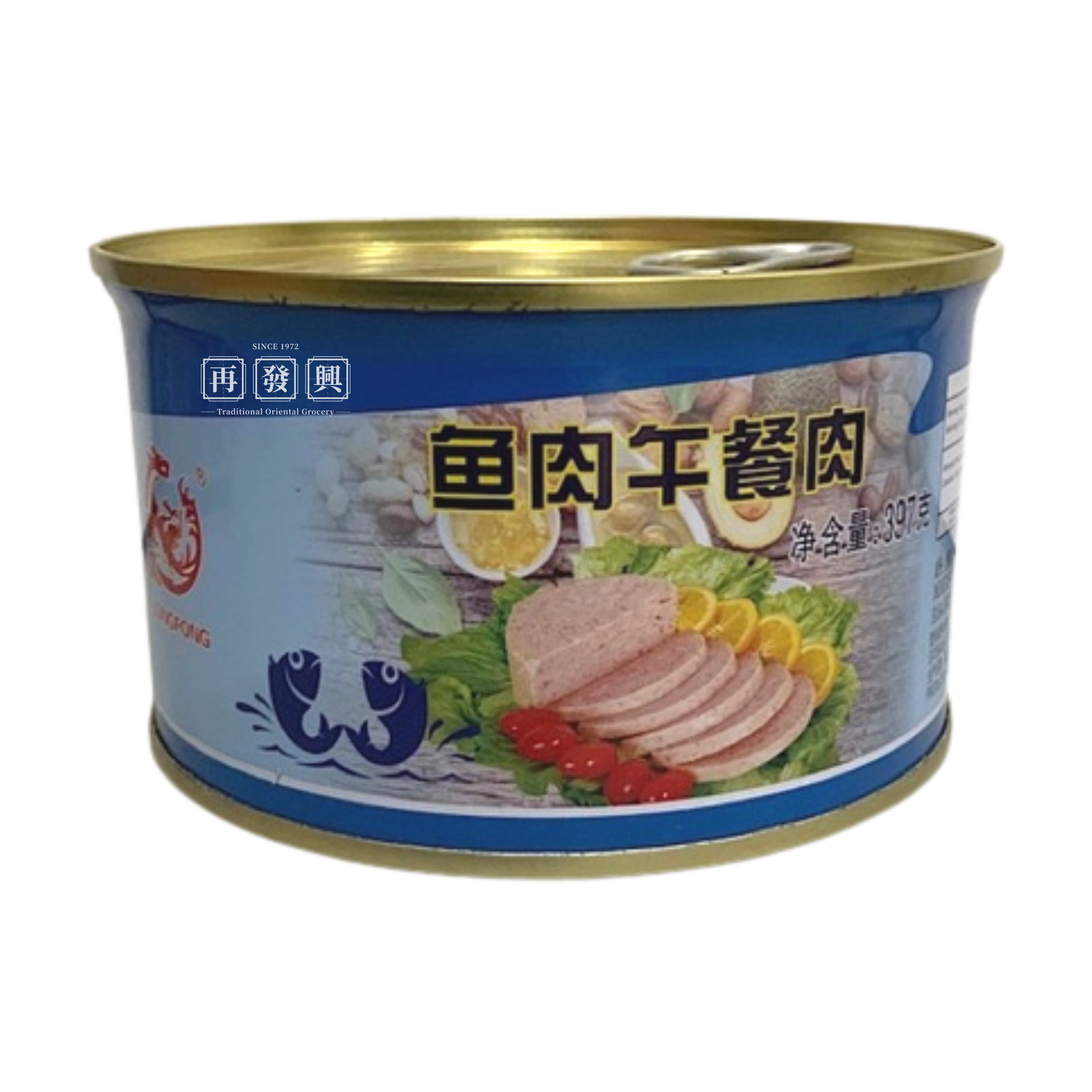 Long Fong Fish Luncheon Meat 龙凤鱼肉午餐肉 397g