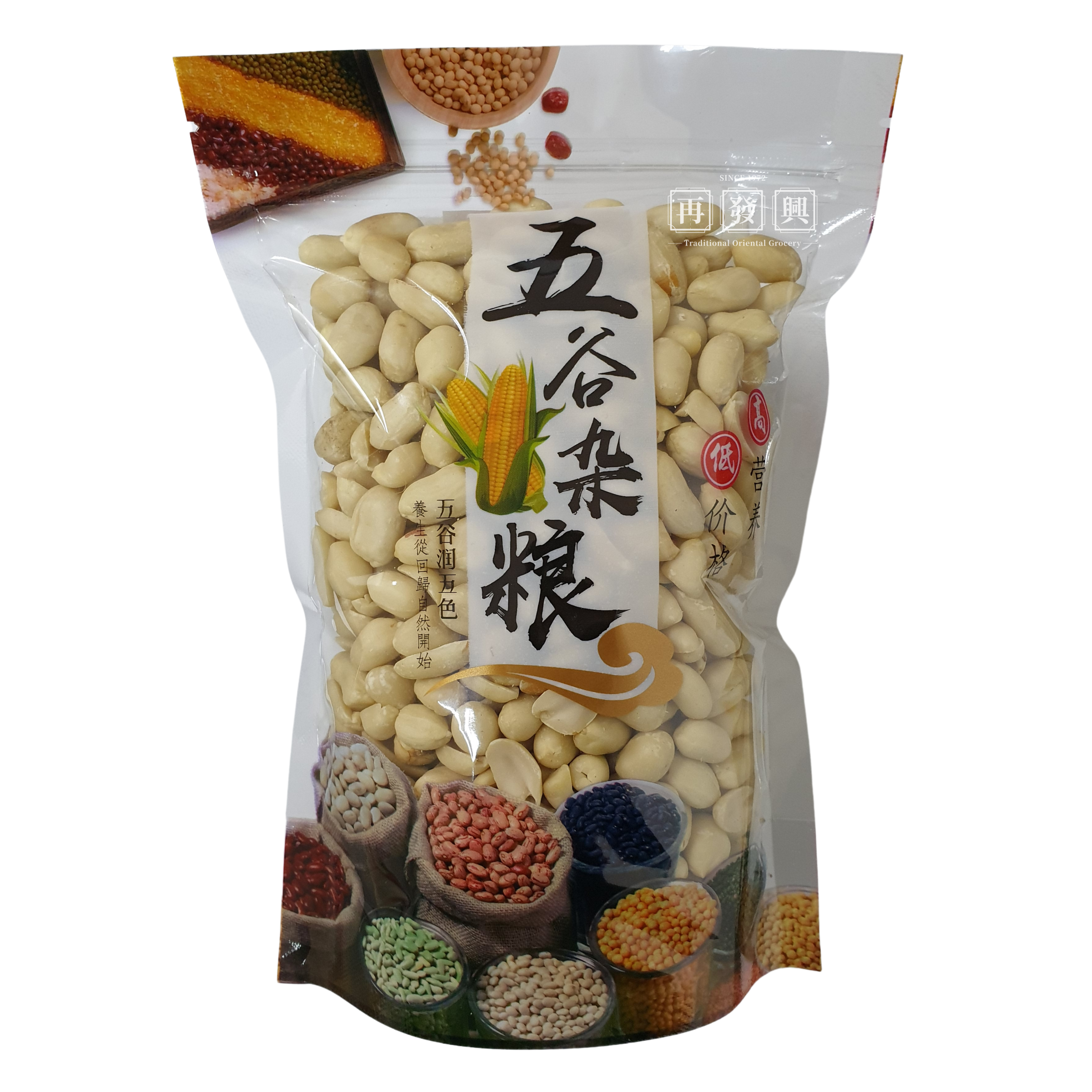 Coarse Grains Series Bean Pack: Raw Skinless Peanut 五谷杂粮类(去皮花生) 450g