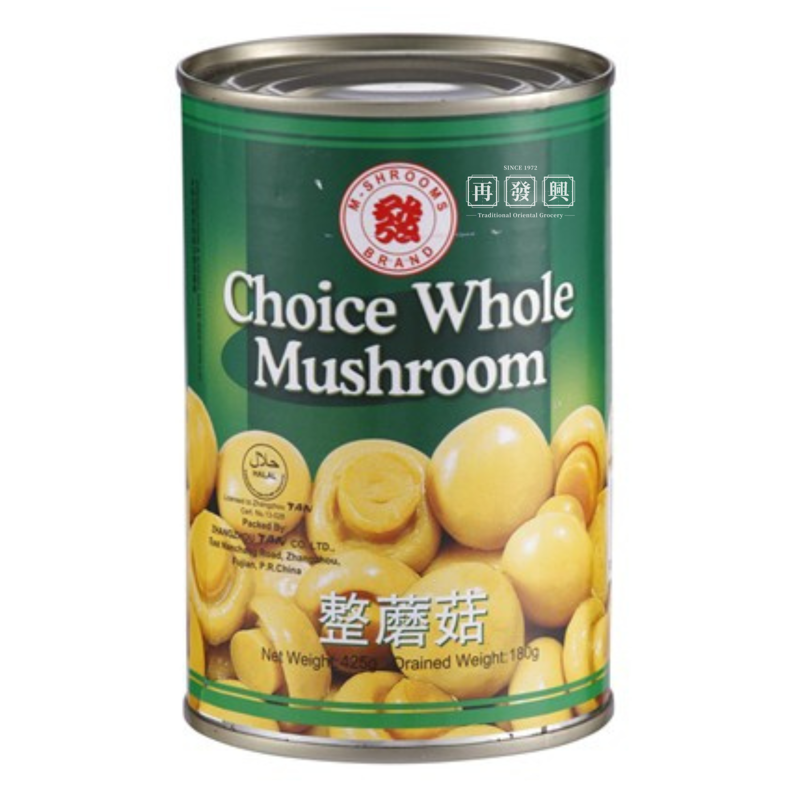 M-Shrooms Whole Choice Mushroom 发牌圆粒整蘑菇 425g