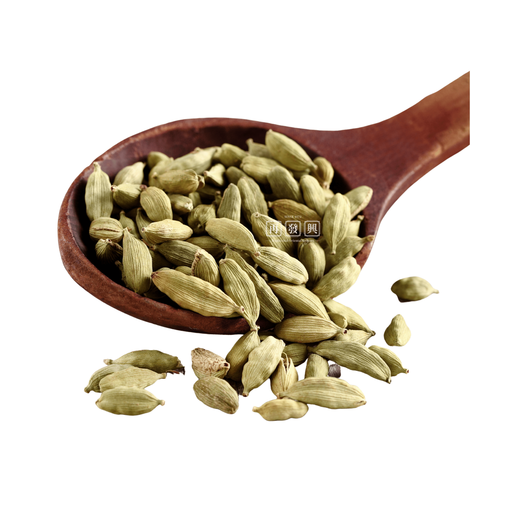Green Cardamom Elaichi (Buah Pelaga) 100g