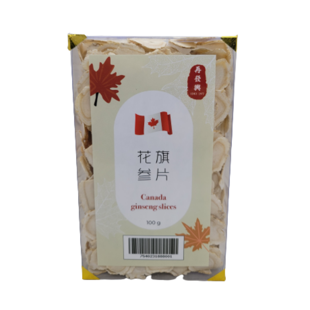 Canada Ginseng Slices 加拿大原切花旗参片 100g
