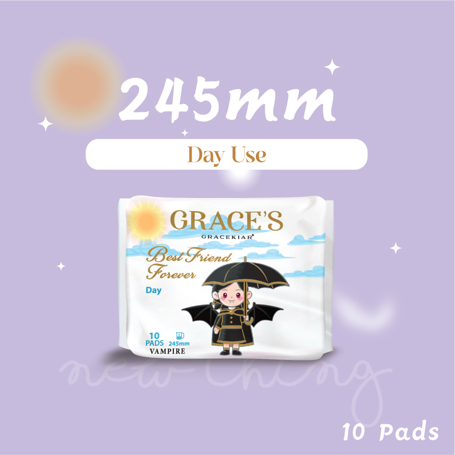 GRACE'S 石墨烯卫生棉 245MM日用 10片/包-优惠仅直播留言下单