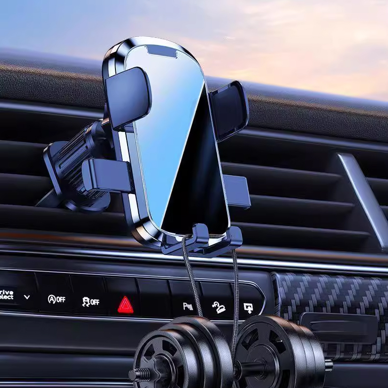 车载汽车内导航固定架万能螺旋钩通用型出风口专用支撑架