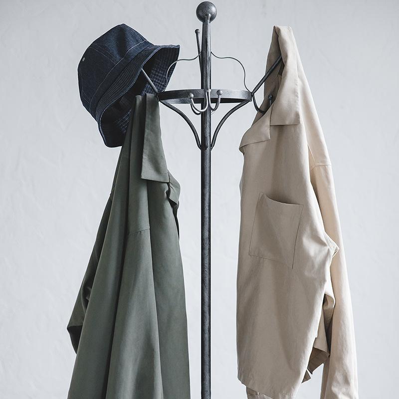 馬登工裝美式古巴領長袖襯衫疊穿古著寬鬆桃皮絨V領襯衣男-Retro's Wear