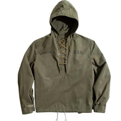 馬登工裝美式軍事風甲板服短款風衣外套衛衣男-Retro's Wear