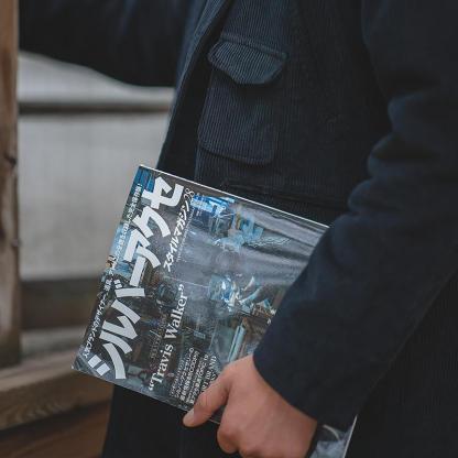 馬登工裝美式vintage燈芯絨風衣秋冬阿美咔嘰古巴領大衣男士外套-Retro's Wear