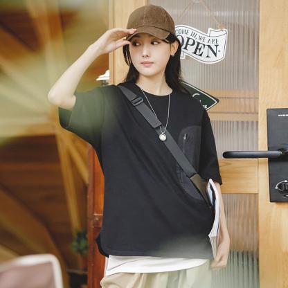 gorpcore重磅300G短袖山系戶外機能拼介面袋疊穿T-Retro's Wear