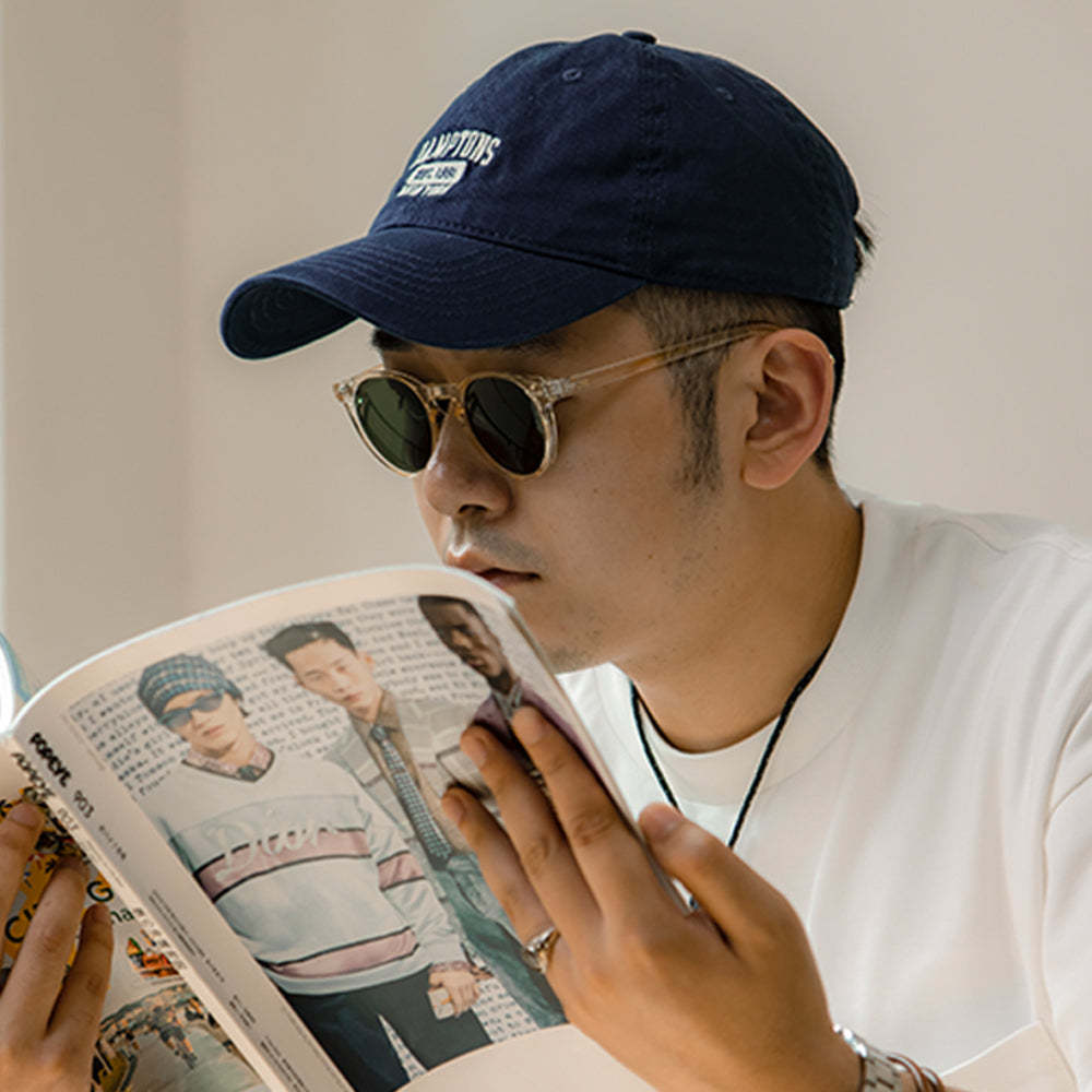 常春藤圓框眼鏡防藍光墨鏡板材眼鏡架-Retro's Wear