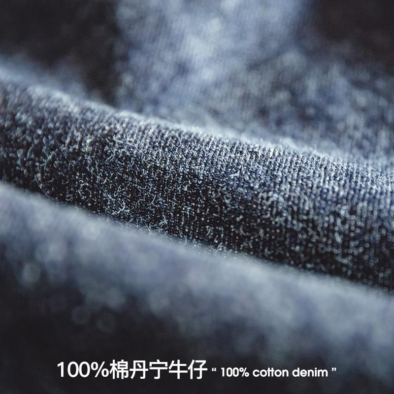 馬登工裝美式甲板背帶褲春秋水洗丹寧赤耳直筒牛仔褲男潮-Retro's Wear