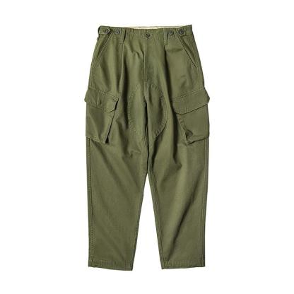 馬登工裝英國錐形休閒褲鬆緊抽繩大口袋奇諾長褲男-Retro's Wear