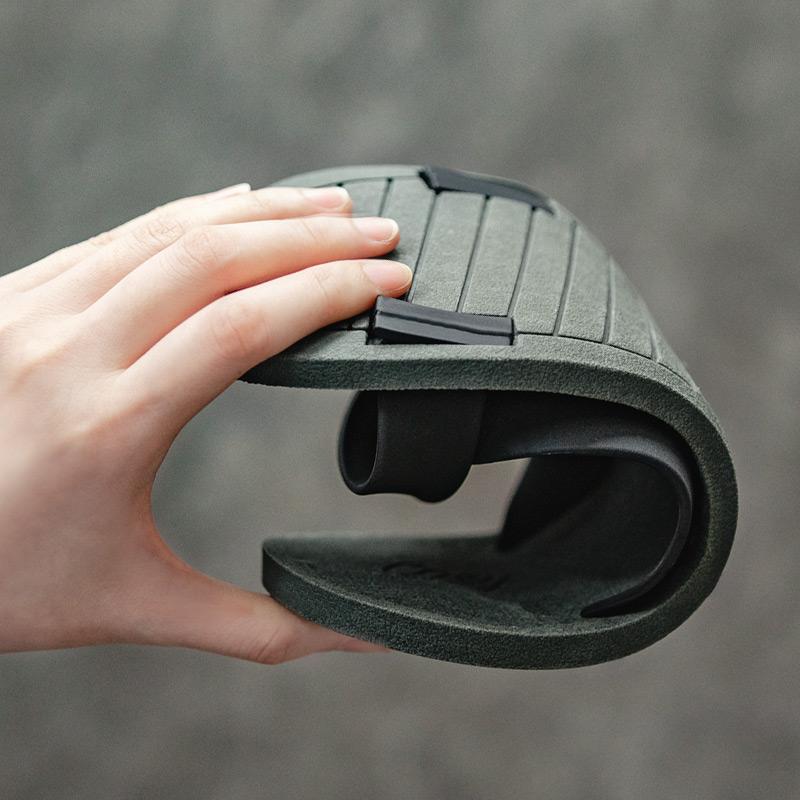 馬登男鞋 戶外穿沙灘涼鞋潮ins網紅室外橡膠一字涼拖鞋-Retro's Wear