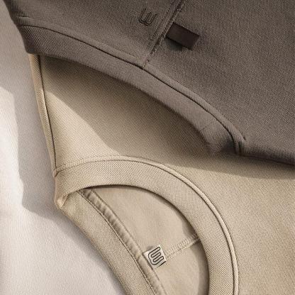 馬登工裝美式珠地空氣棉T恤春夏寬鬆廓形拼接免燙短袖TEE男潮-Retro's Wear