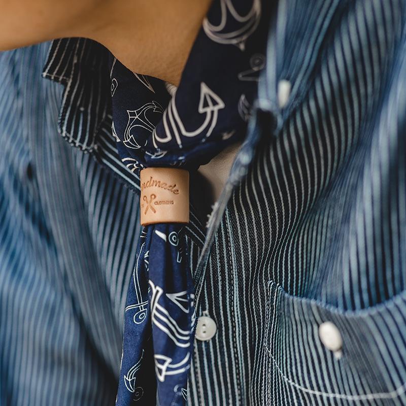 馬登工裝方巾飾品阿美哢嘰艺文腰果領巾街頭頭巾男潮-Retro's Wear