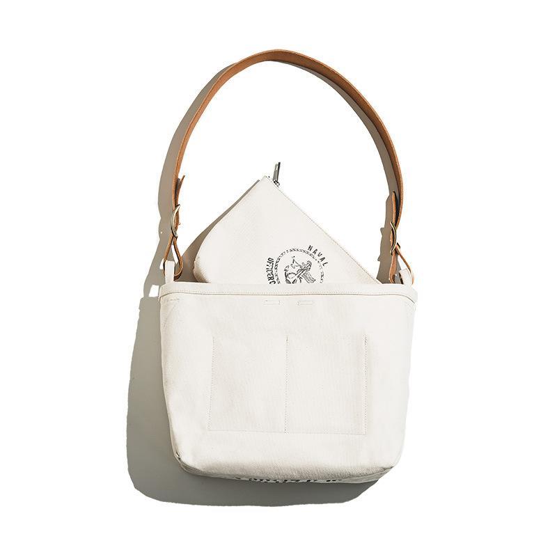 美式子母做舊印花工具包阿美咔嘰簡約斜挎包男-Retro's Wear