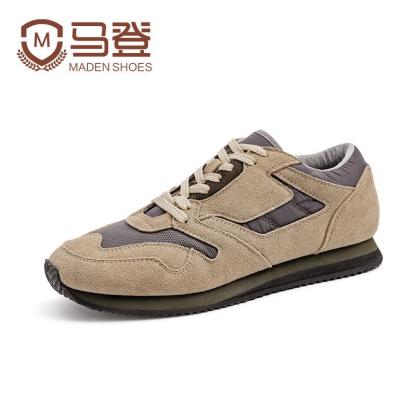 馬登工裝英訓鞋春季新款運動休閒男鞋低幫板鞋小眾阿甘鞋-Retro's Wear