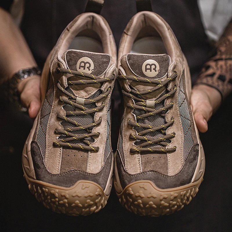 Mr.A 夏季新款城市戶外休閒鞋男防滑耐磨徒步鞋厚底百搭運動鞋-Retro's Wear