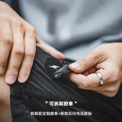 山系戶外輕薄尼龍短褲速幹機能褶皺肌理感五分中褲男夏-Retro's Wear