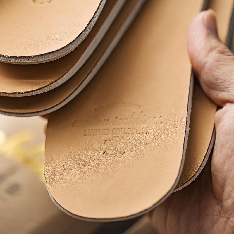 馬登2022男頭層牛皮鞋墊吸汗透氣舒適超軟底乳膠鞋墊（不可水洗）-馬登工裝