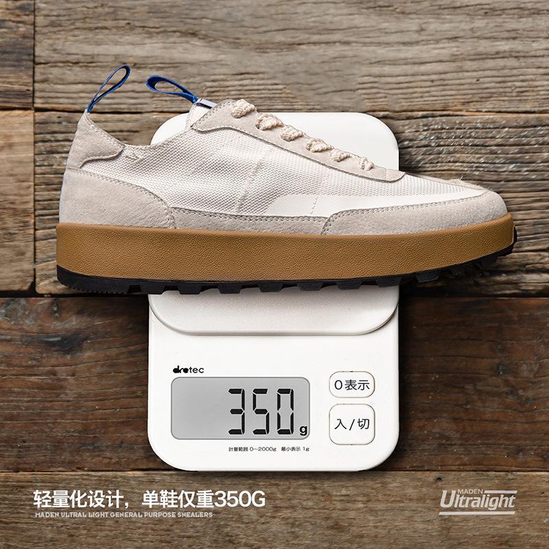 馬登男鞋 2023春季新款慢跑鞋男鞋低幫板鞋休閑阿甘鞋-Retro's Wear