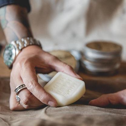 馬登工裝油蠟夾克補蠟用蜂蠟皮革保養固體油蠟-Retro's Wear