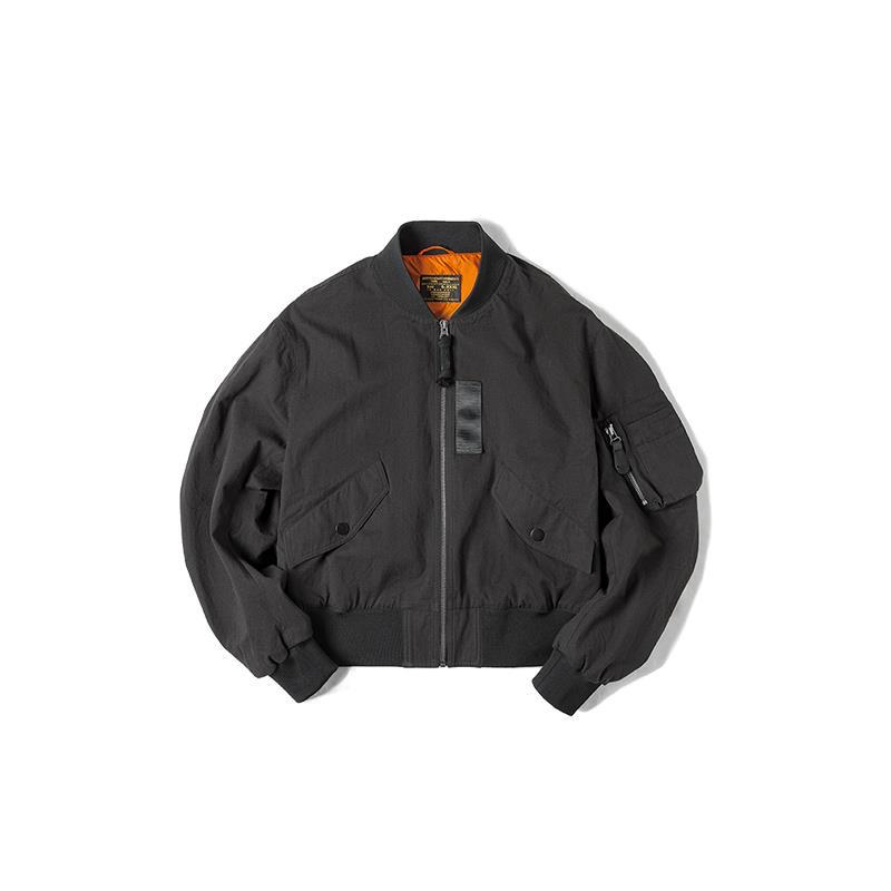 馬登女裝美式MA1飛行員空軍夾克外套vintage純棉短款棒球服秋-Retro's Wear