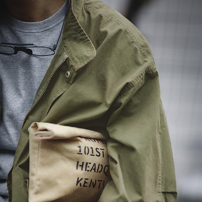 馬登工裝美式M51派克服魚尾風衣長款大衣斗篷外套男-Retro's Wear